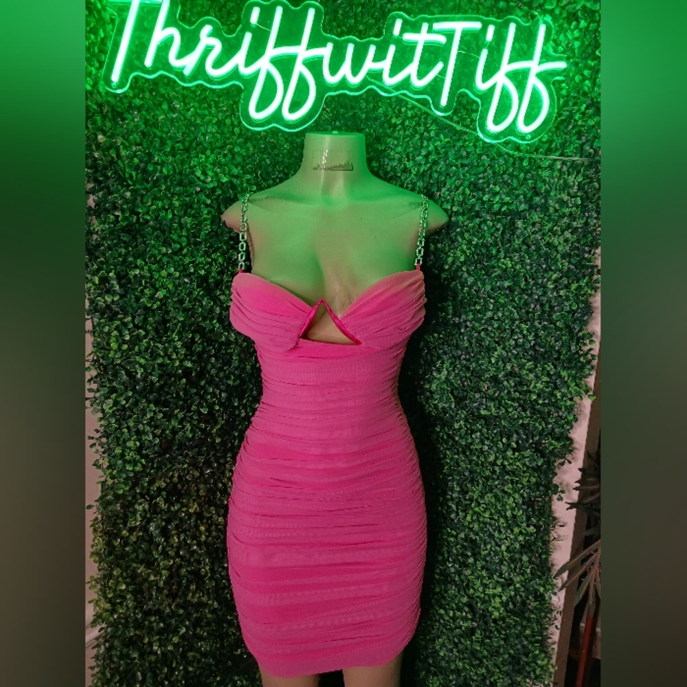 Fashion Nova Hot Pink Mini Dress
